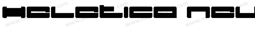 heletica neue字体转换